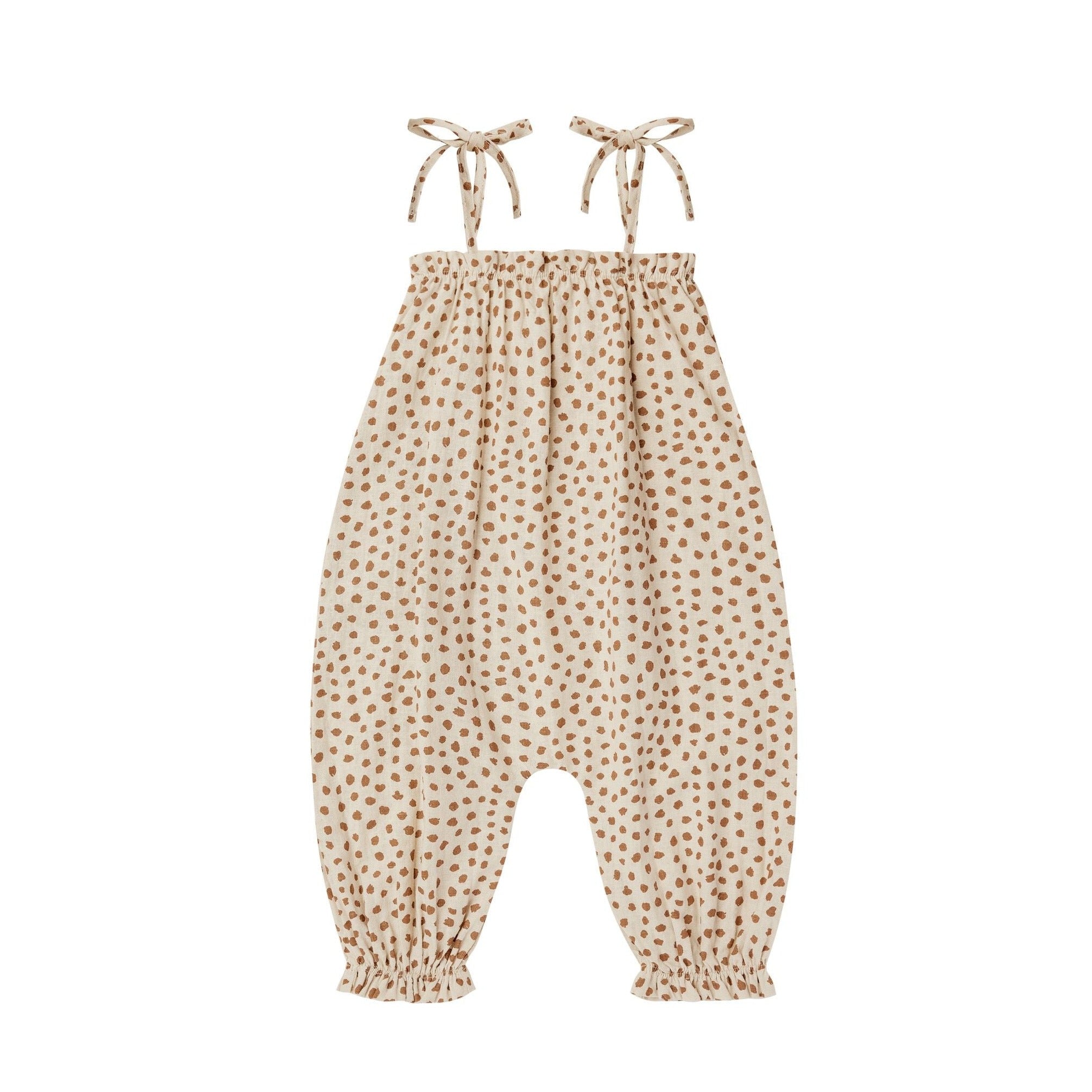 Rylee + Cru Bubble Jumpsuit - Natural Spots