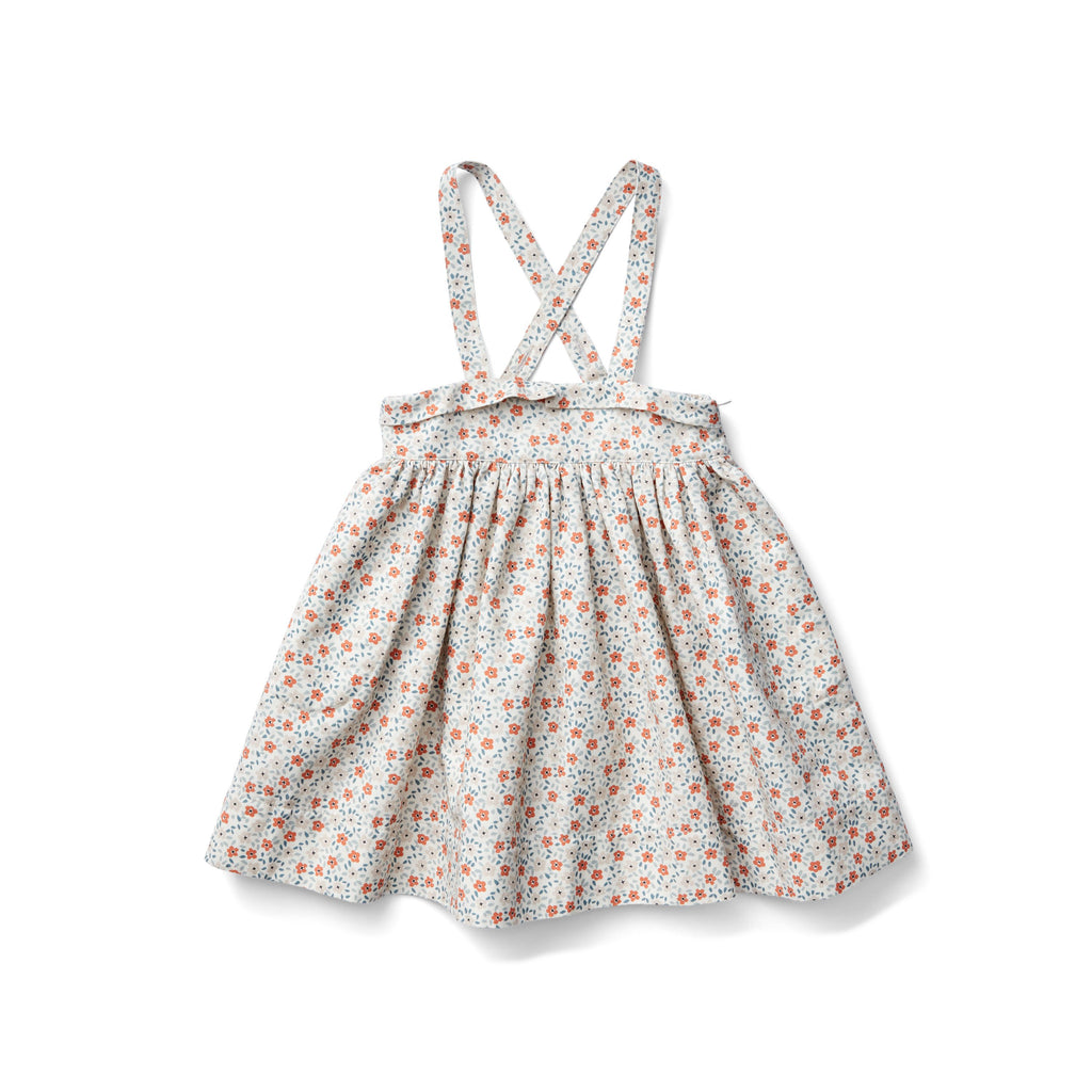 ペパアンドコーsoor ploom Enola Pinafore, Floral Print - スカート