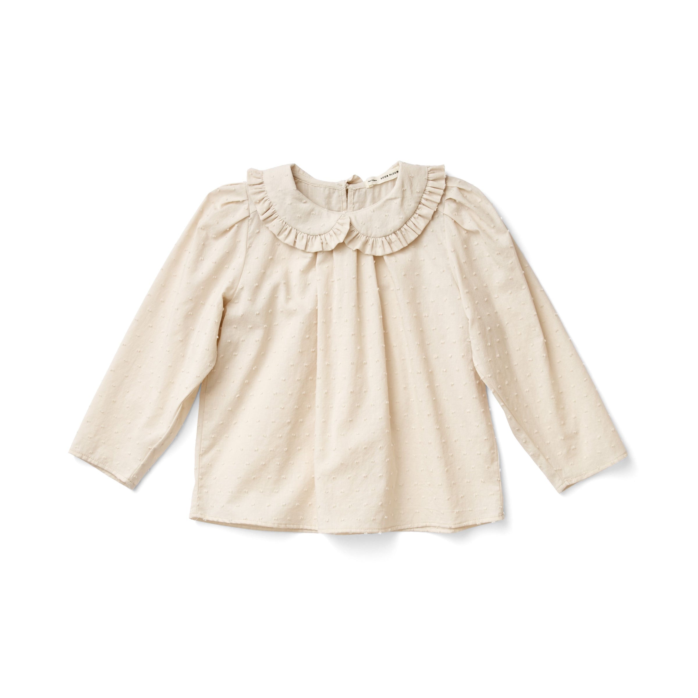 Soor Ploom Astrid Blouse - Swiss Dot on Milk