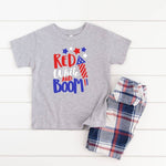 Sweet Wink Tee - Red, White, & Boom