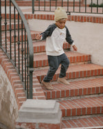 Rylee + Cru Raglan Sweatshirt - Natural Let's Go Adventure