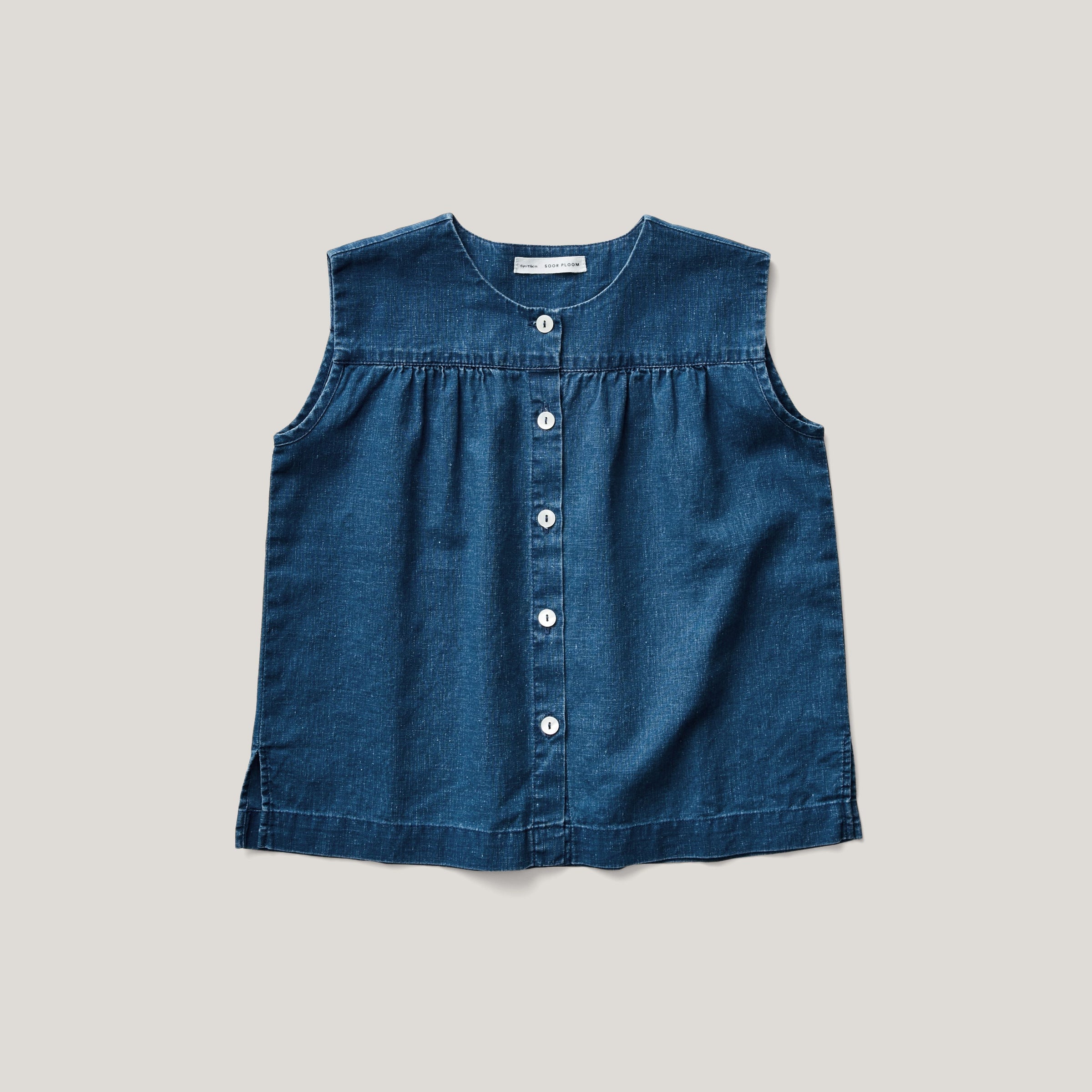 Soor Ploom Clova Blouse - Indigo – Casp Baby Mommy & Me Boutique